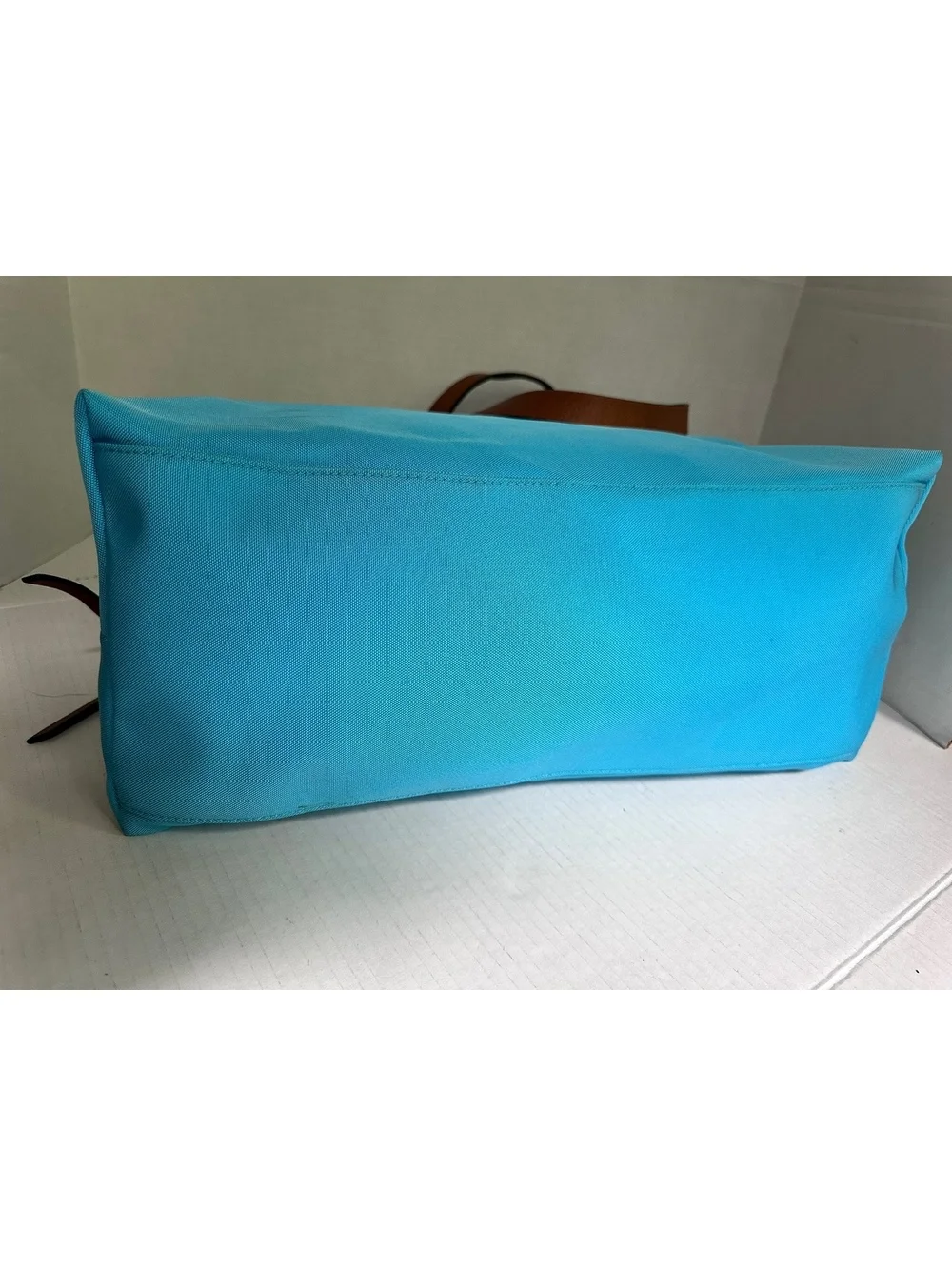 Dooney & Bourke Authentic Large Turquoise Blue Canvas Satchel